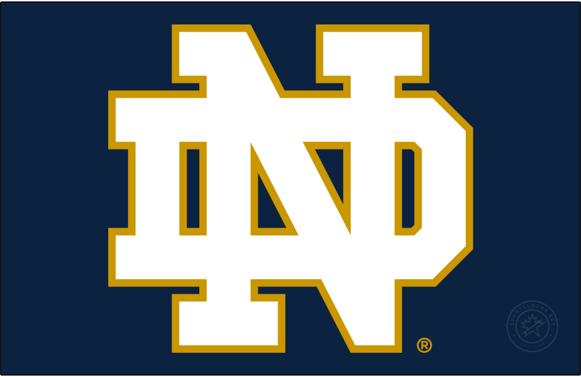 Notre Dame Fighting Irish 2015-Pres Alt on Dark Logo v2 diy DTF decal sticker